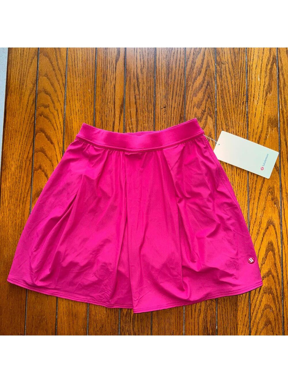 Lululemon Angled-Pleat High Rise Tennis Skirt Berry Rumble Size XXS (2) NWT